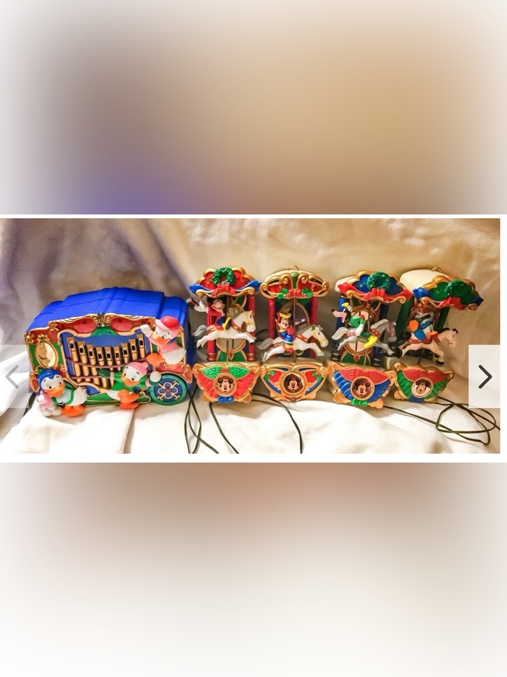 Vintage 1993 Mr. Christmas Disney Mickey's Holiday Carousel